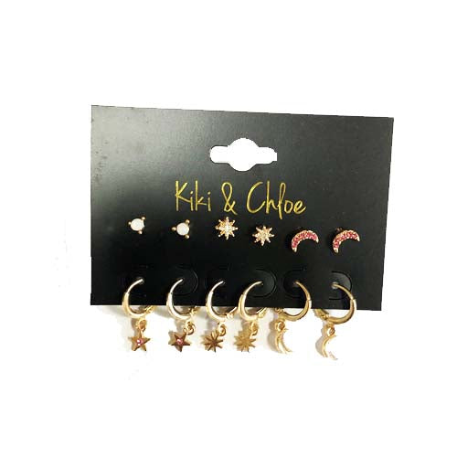 Kiki & Chloe 6pk Earrings