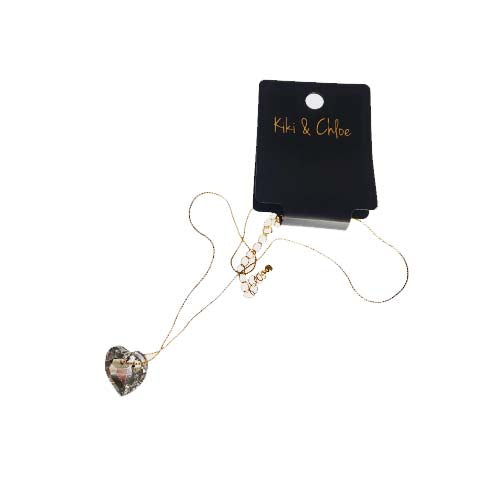 Kiki & Chloe Crystal Heart Necklace