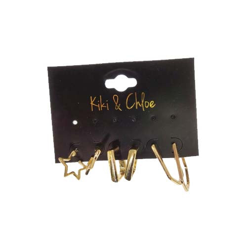 Kiki & Chloe 3pk Earrings