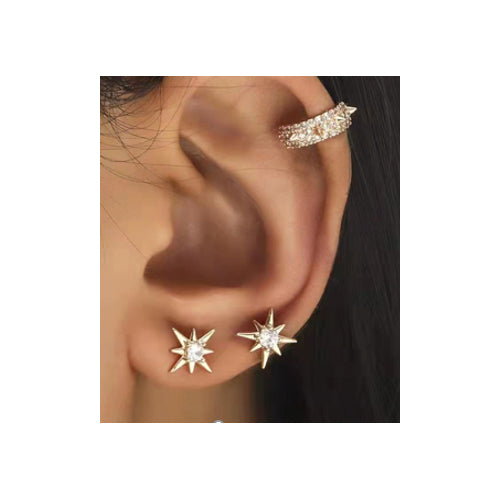 Crystal Star Ear Cuff