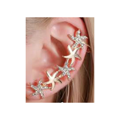 Crystal Star Ear Cuff