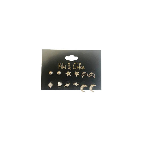 Kiki & Chloe 6pk Stud Earrings