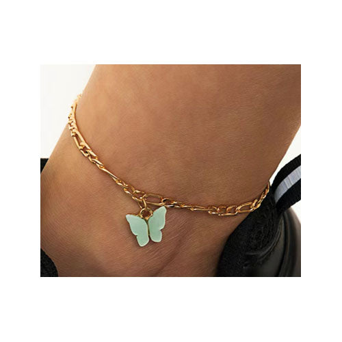 Butterfly Charm Anklet