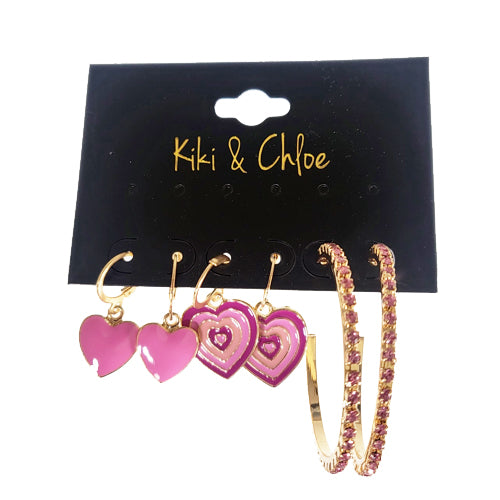 Kiki & Chloe 3pk Earrings