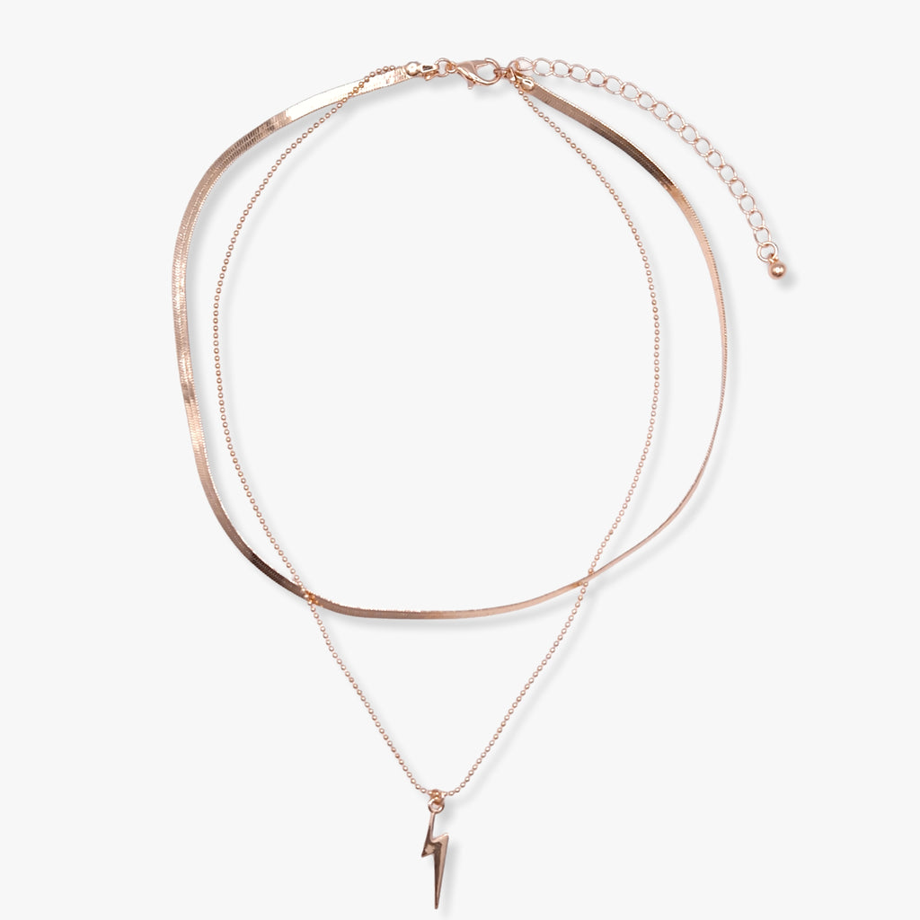 Kiki & Chloe Gold Lightning Necklace