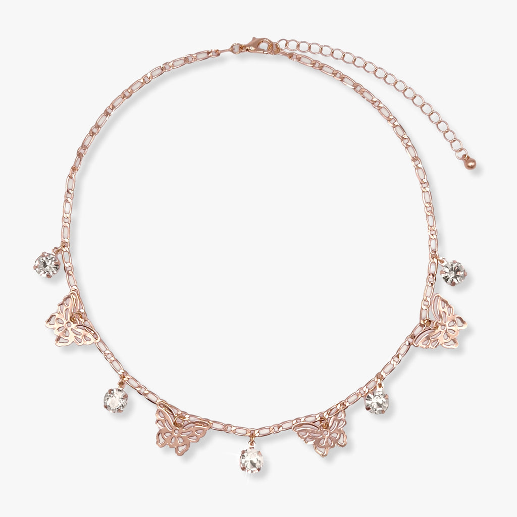 Kiki & Chloe Gold Butterfly Choker