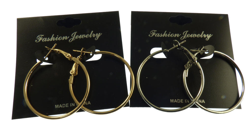 3.5cm Hoop Earrings