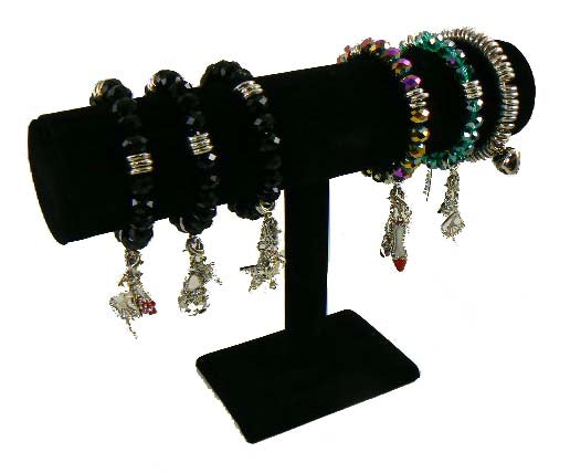 Velvet T-Bar Bracelet Display Stand