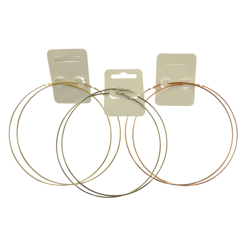 12cm Hoop Earrings